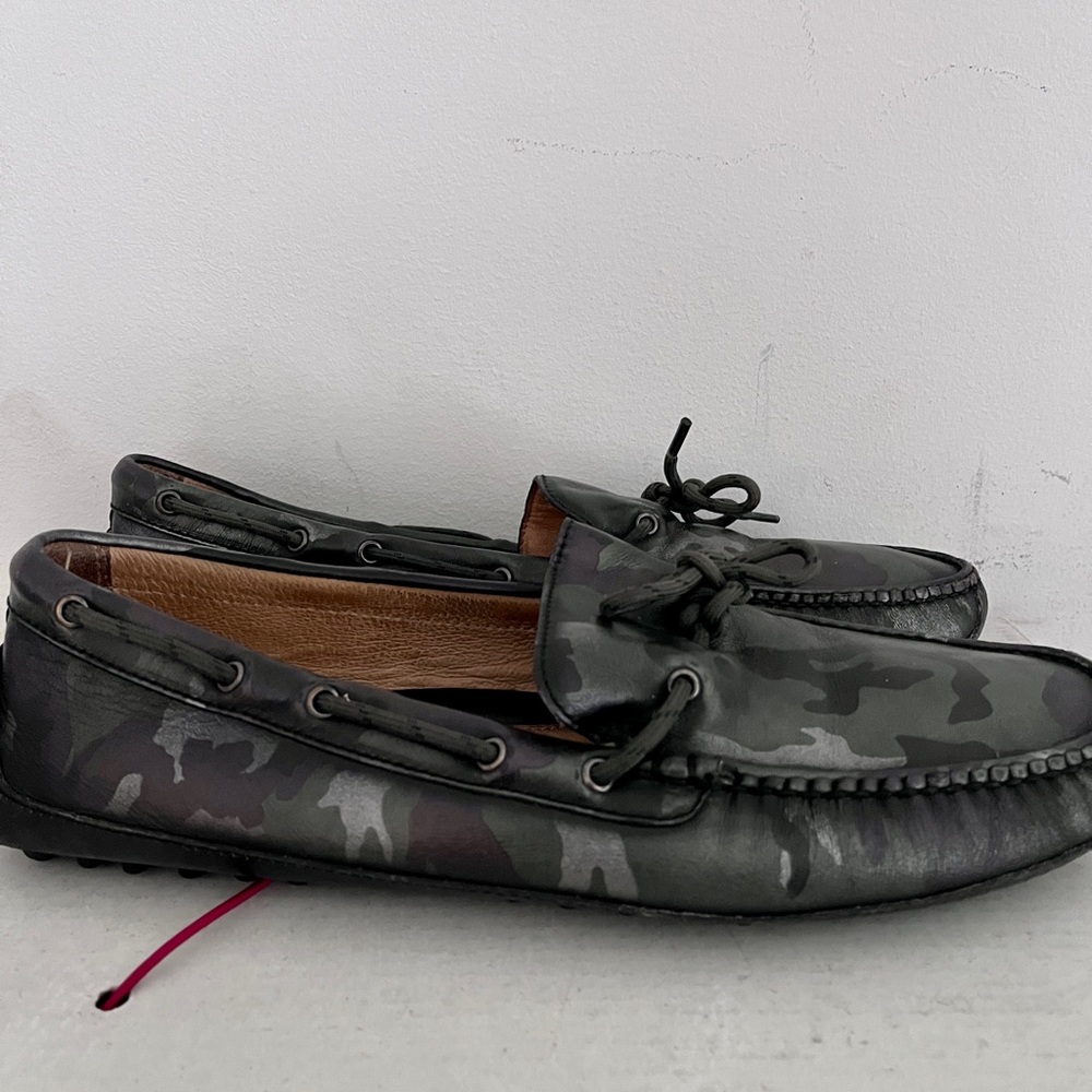 Cole Haan Grant Canoe Camp Camouflage Moccasins Slip-On Driving Loafers